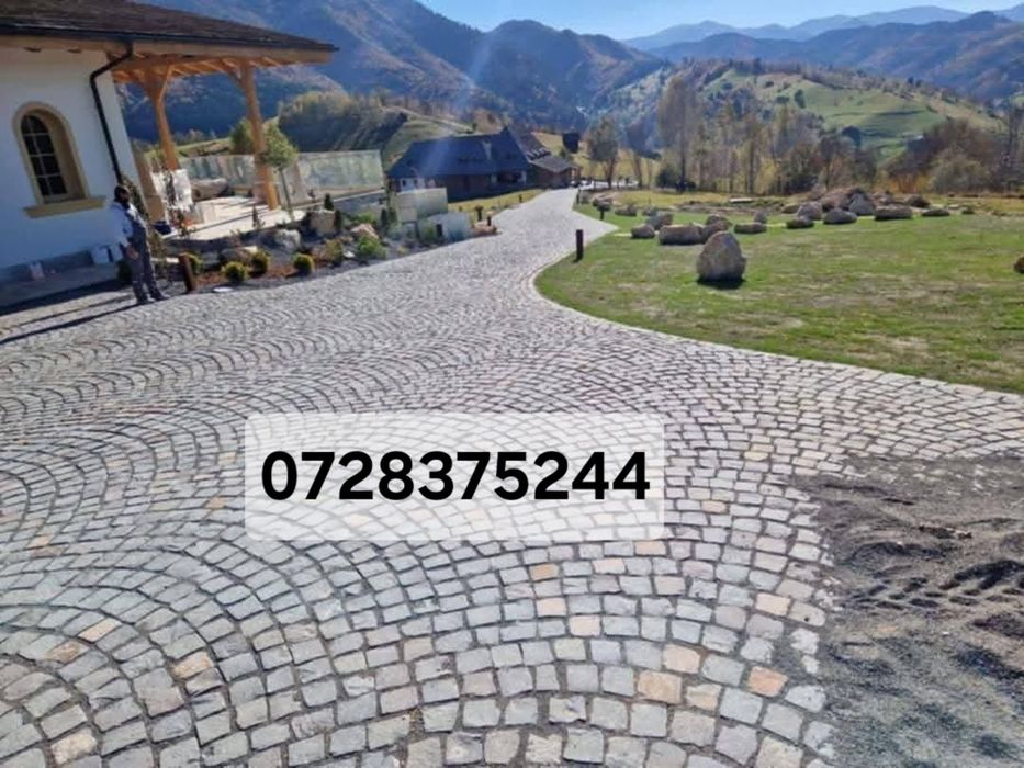 Piatra cubică transport montaj