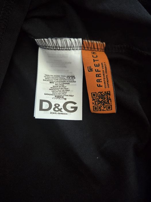 Tricou negru model D&G