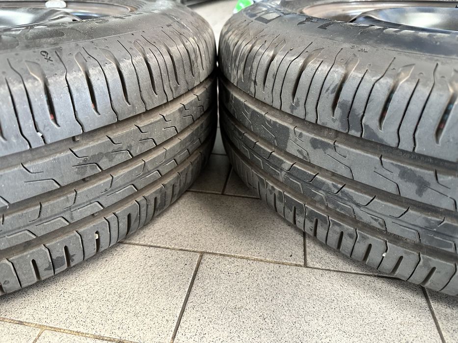 Set jante tabla 15” si anvelope 4x98 originale Fiat500