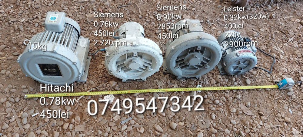 Exhaustor ventilator aer gaze tip pompa Siemens 0.90kw
Exhaustor venti