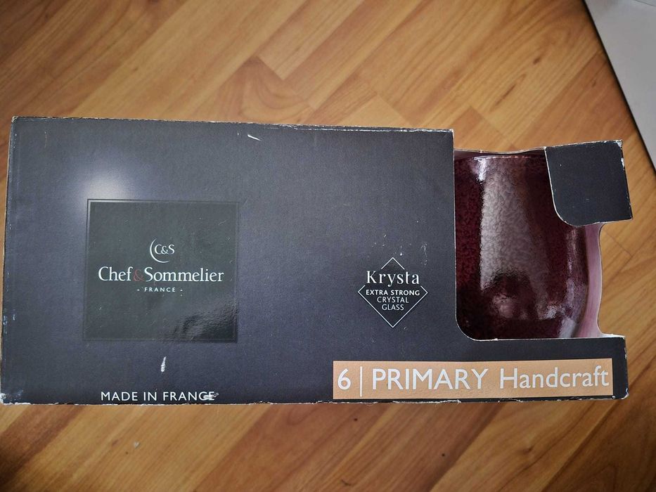 Set de 6 pahare Chef & Sommelier – “Primary Handcraft”