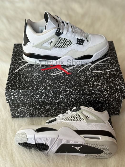 Jordan 4 Retro Military Black Full Box Verificare Colet Air Nike MAX