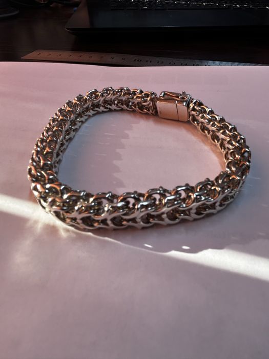 Браслет серебряный 925 пробы,