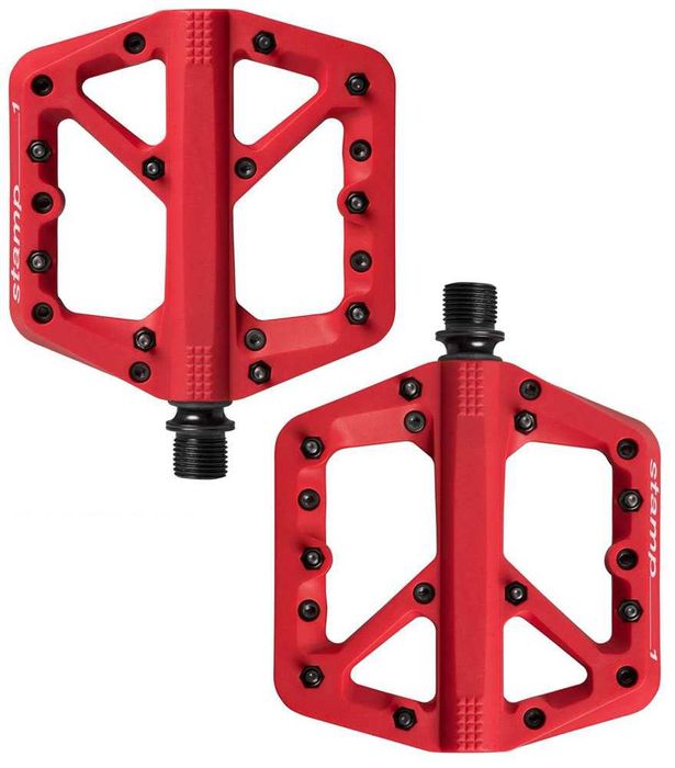Pedale CrankBrothers Stamp 1 Platform Small, rosii NOU