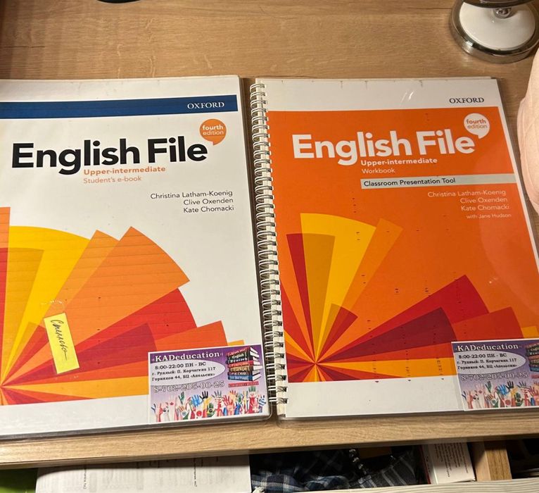 English book & workbook Upper-intermediate