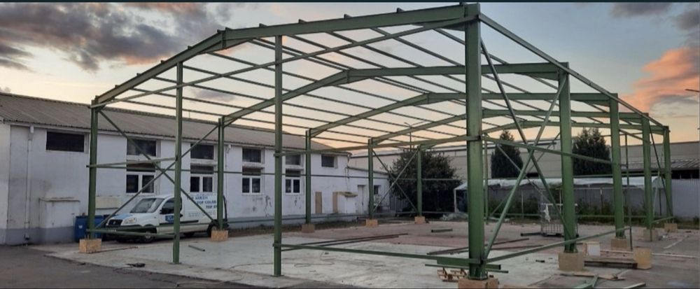 Construim hale metalice profesionale din europrofile premium Hea heb ipe inp sau teava rectangula
