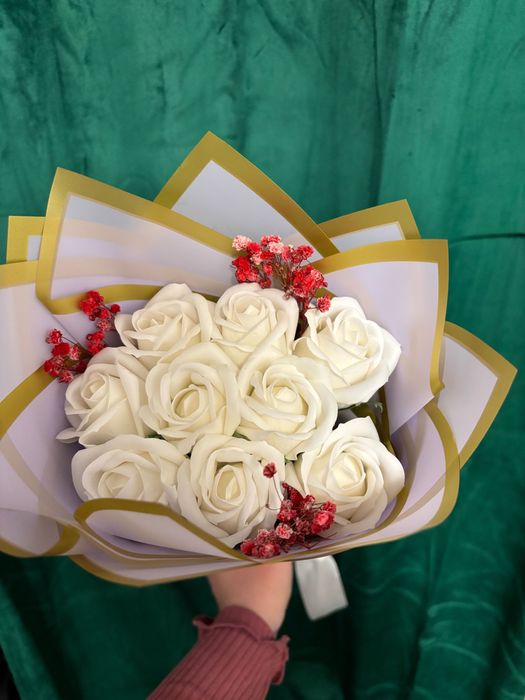 Buchete trandafiri săpun