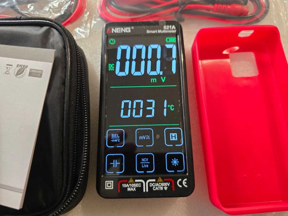 Multimetru digital ANENG 621A, Ecran LCD 4.5", detectie automata