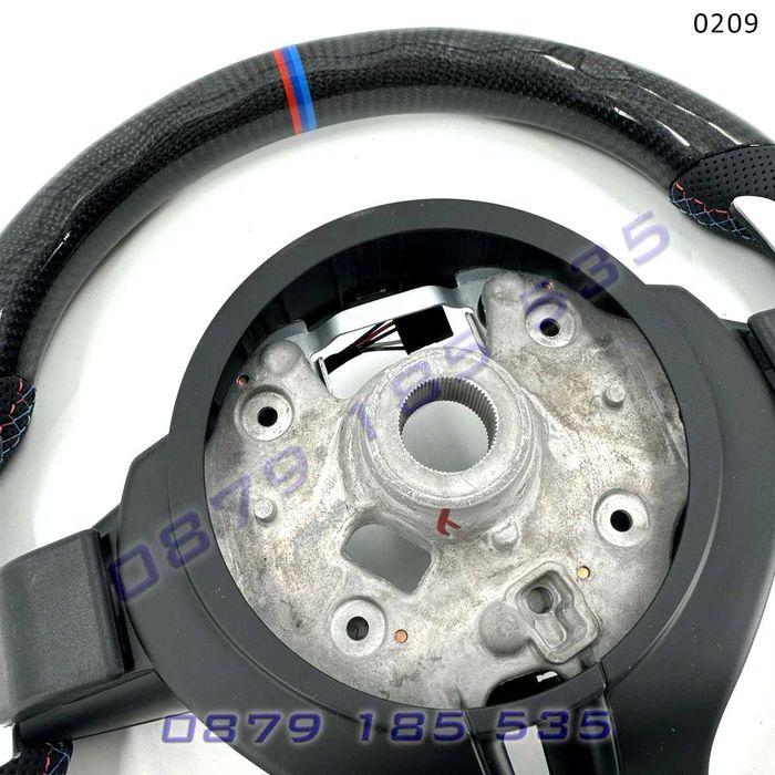 Карбонов волан цветни конци шев BMW 5 6 7 F10 F06 серия М спорт бмв ф