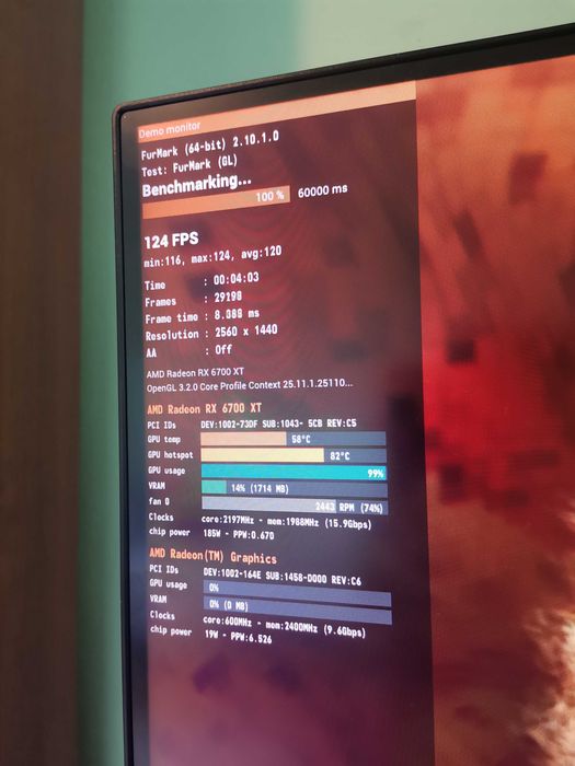 Placa video Asus Dual Rx 6700xt 12 Gb