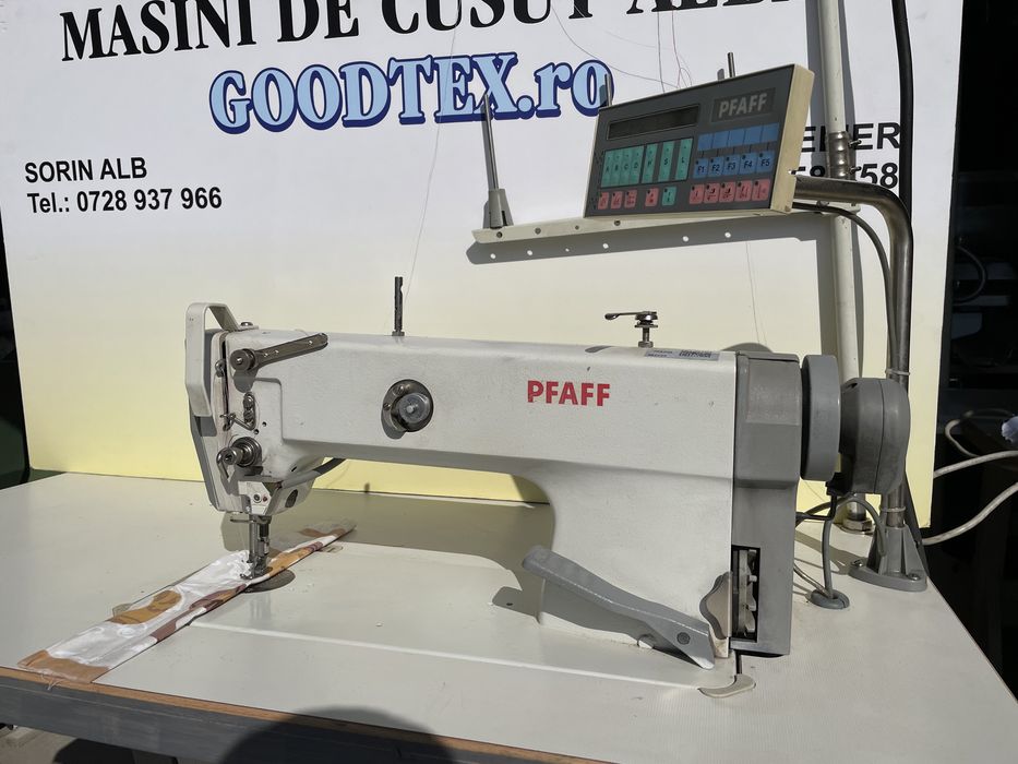 Masina de cusut liniar  PFAFF 953 automata cu taiere ata