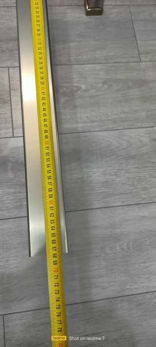 Алуминиев парапет квадратен профил комплект