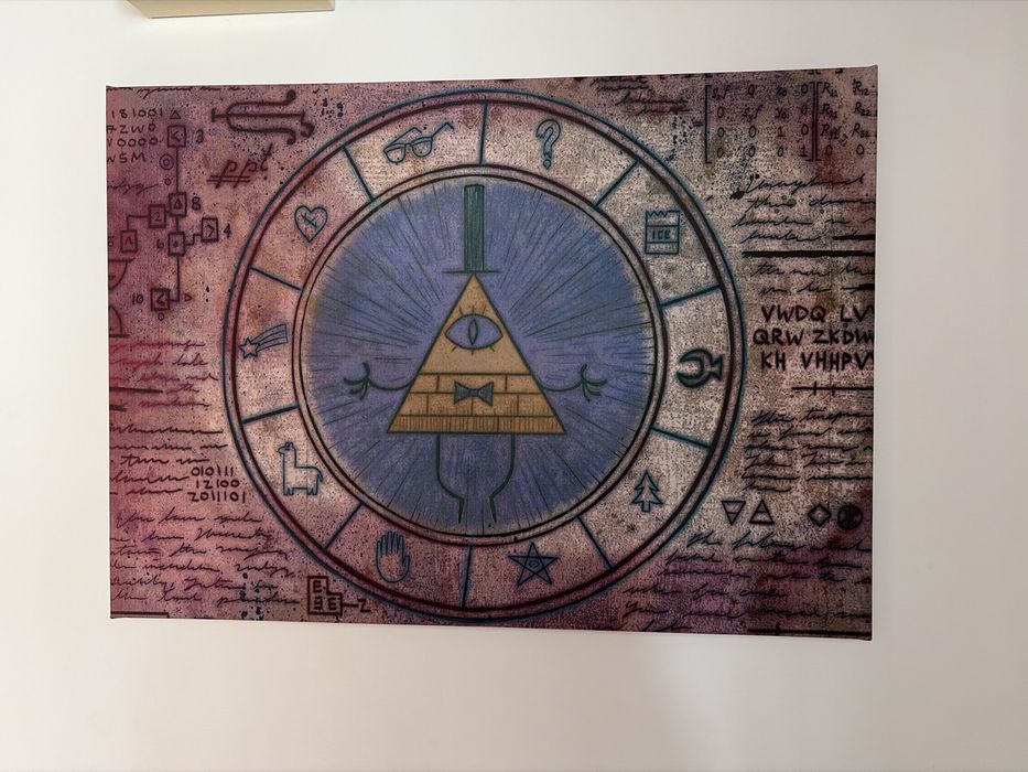 tablou gravity falls(ciudateni)