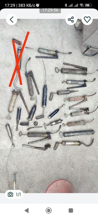 Союзные заводские шприцы для смазки автомобильных узлов и агрегатов.