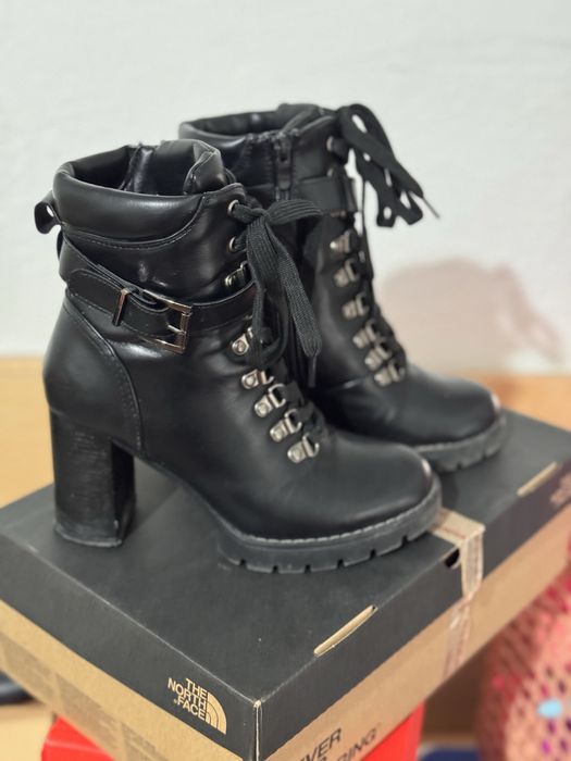 Обувки еко кожа с ток от тенденз