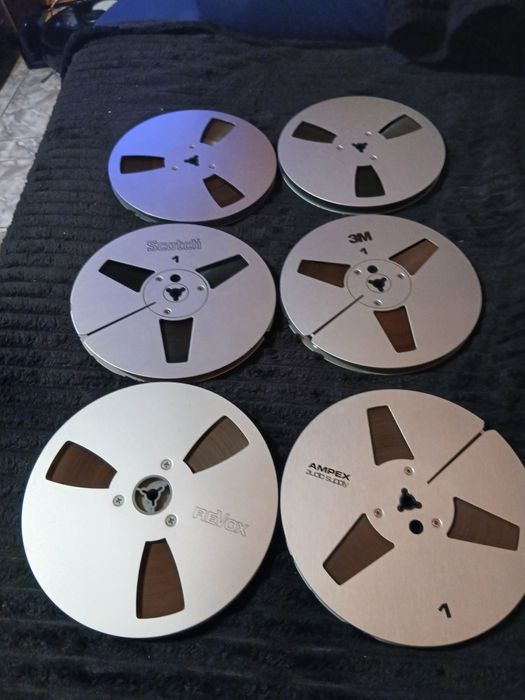 Benzi magnetofon metalice 18cm scotch,revox ,ampex