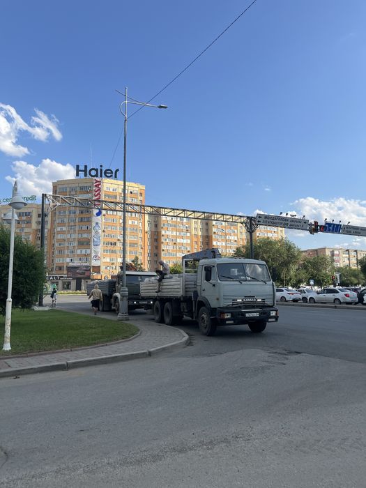 Камаз с прицепом Манипулятор 24/7