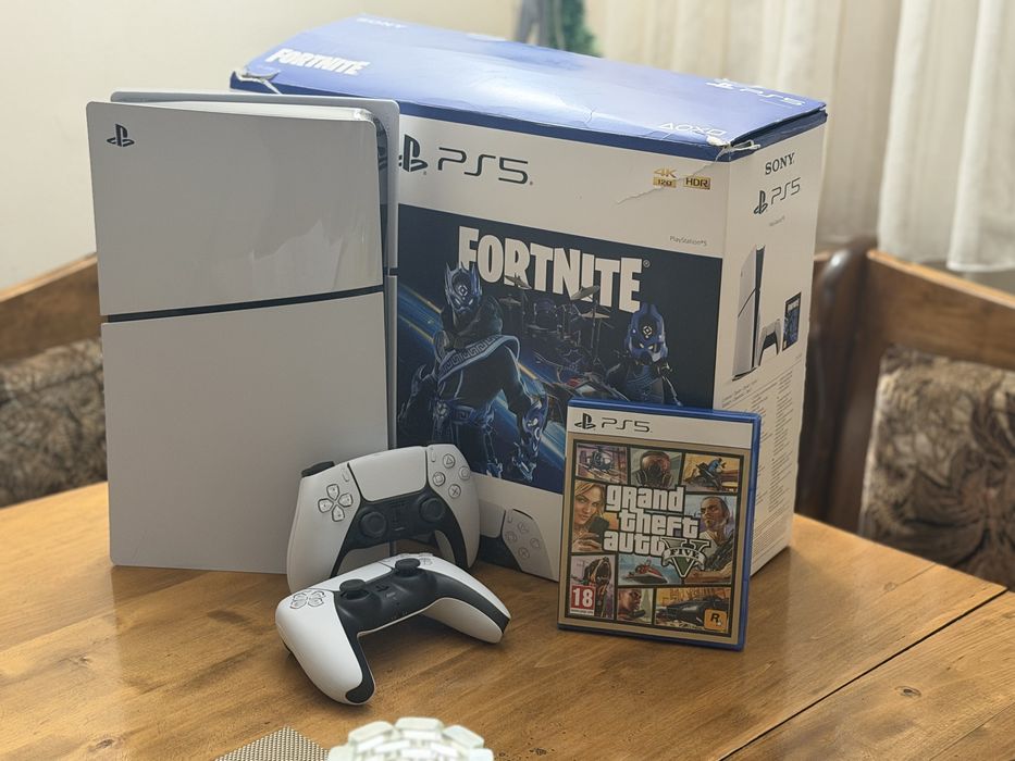 Playstation 5 slim (disk version)  1 терабайт.