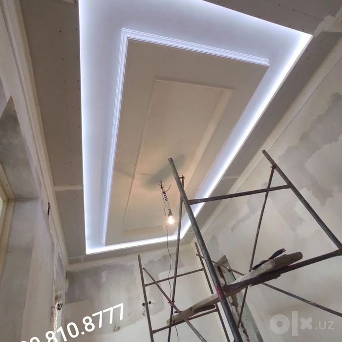 Гипсокартон Бамбук панел Малярка киламиза