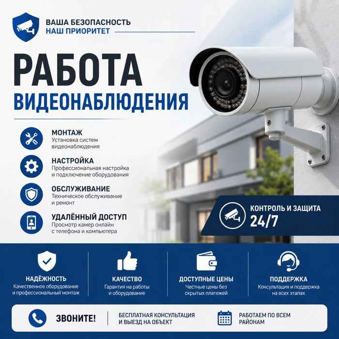 Установка виделнаблюдения