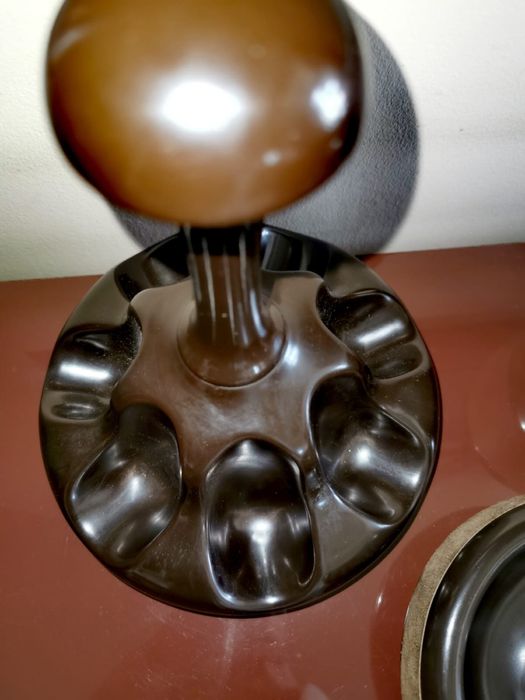 Италиански керамичен комплект за пушачи на лула 3 части рядка находка