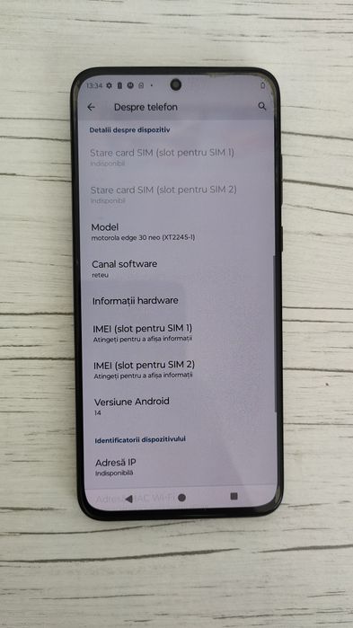Motorola edge 30 neo, full box + husa tip carte