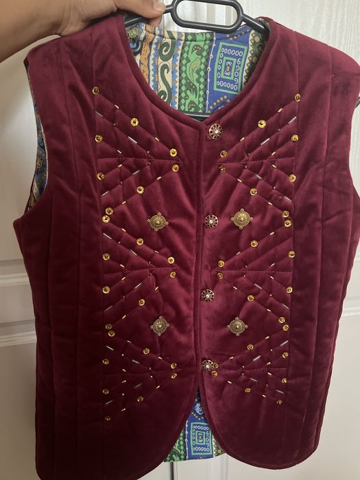 Жилетки мама и дочка