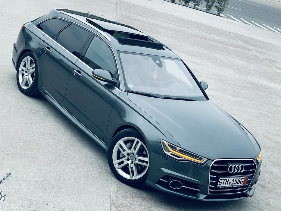 AUDI A6 3.0TDI 272CP 2017/03 EURO-6 S-Line Plus de fabrica *Panoramic-Faruri Full Matrix cu semnalizari dinamice-Distronic Plus-Extra FULL*Impecabil