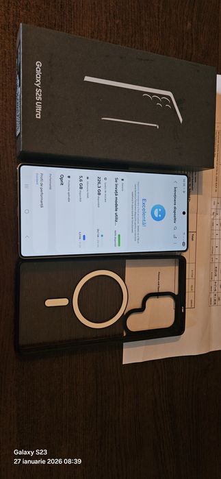 Vand / Schimb Samsung S 25 Ultra Titanium Black 256 Gb 12 Gb   ca nou
