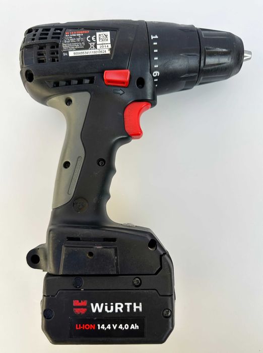 Wurth BS 14-A Compact - Акумулаторен винтоверт 2х14.4V 4.0Ah