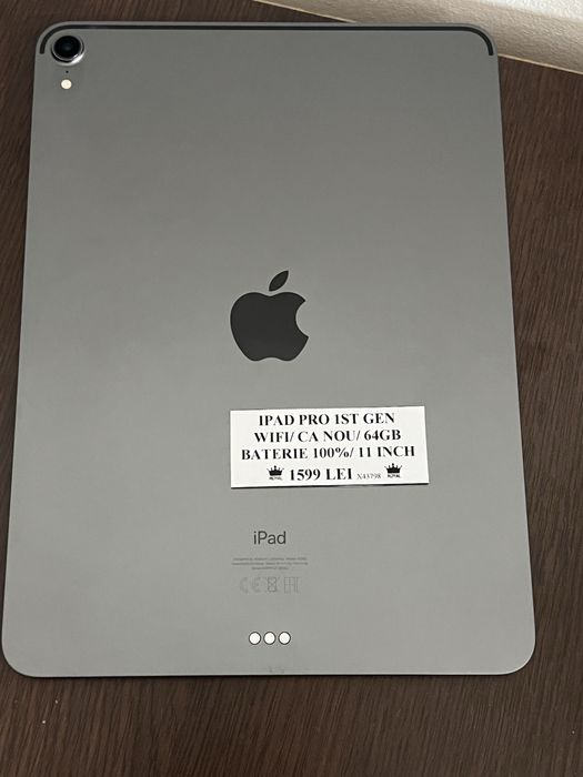 Amanet Royal CB: Ipad Pro 1st gen baterie 100 ca nou 64gb