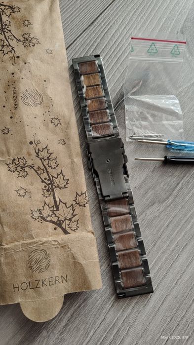 Curea ceas lemn natural Holzkern
