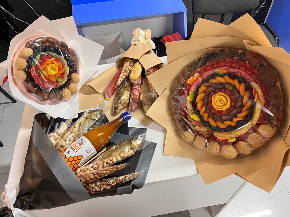 Букеты из сухофруктов