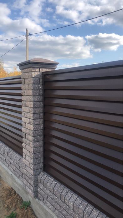 Колпак на забор столб под черепицу