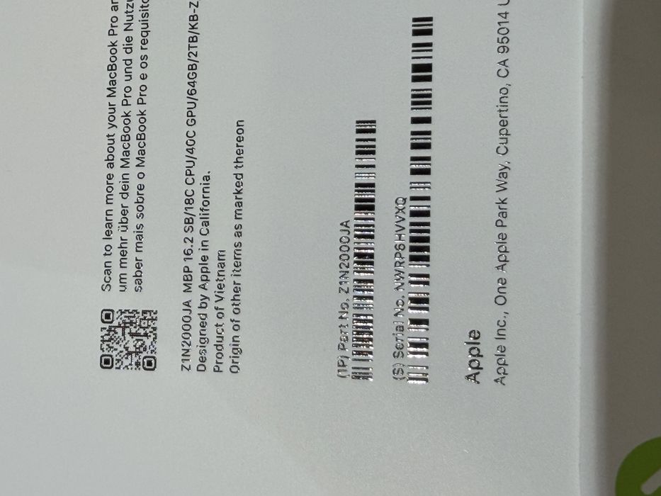 MacBook Pro 16" M5 Max 64GB 2TB Нов Гаранция