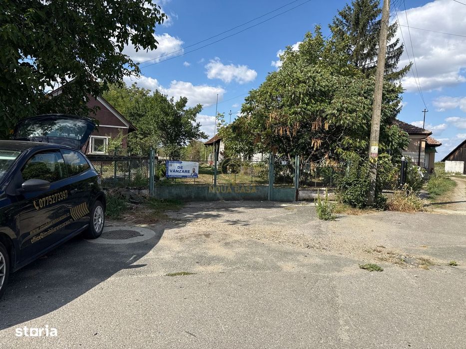 Teren 2232 MP +Casa Zona Centrala Din Doba  /15KM>Fata de Satu Mare