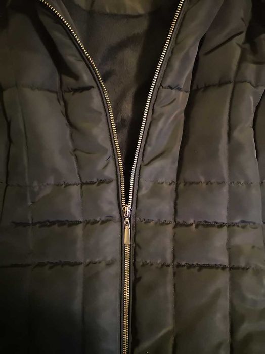 Дамско топло яке с качулка