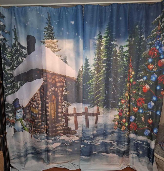 Продам новогодние шторы