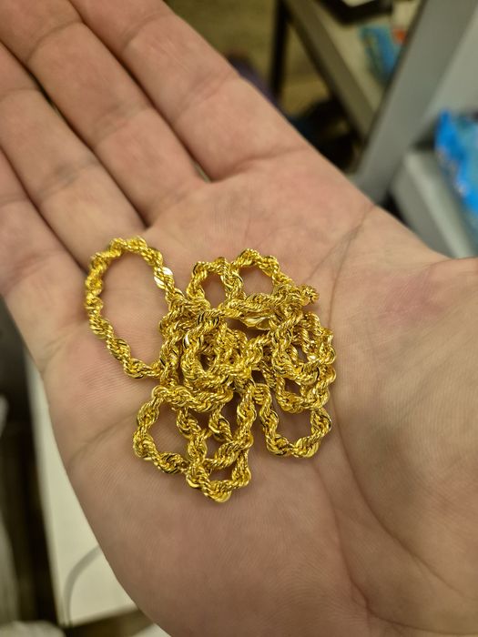 Lant si bratara de aur 14k nou