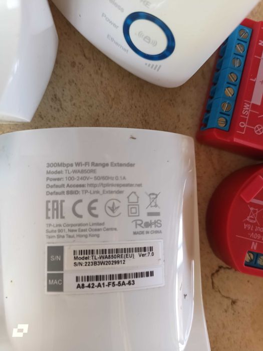 Рутер Range Extender TP-Link TL-WA850RE
