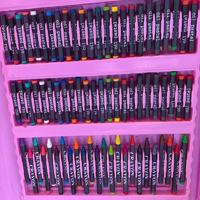 Набор для рисования 208 предметов с мольбертом