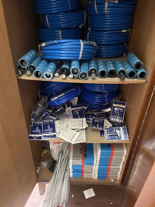 Pistol pompa furtun diuza tija rac accesorii noi pompa airless