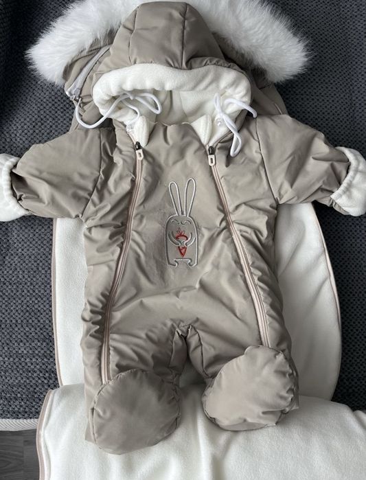 Зимний конверт с комбинезон