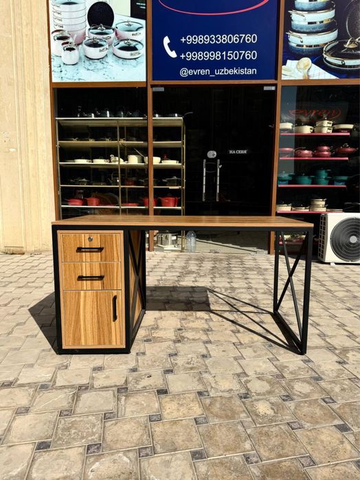 РассрочкаРабочий стол иш столи Лофт стол офис учун стол Замонавий стол