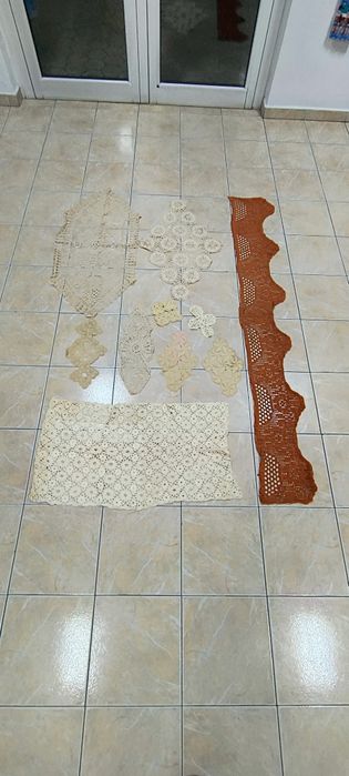 Покривки,карета и подложки плетени на една кука!