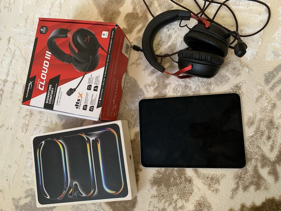 ипад про м5 256 hyperx cloud 3