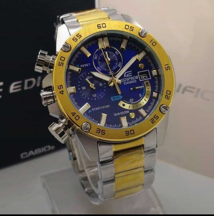 Ceas Sport Casio Edifice EFR 558D blue Black , NOU, Garantie 2ani