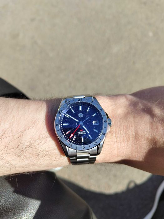 Ceas San Martin SN0129-G-B GMT Aventurine