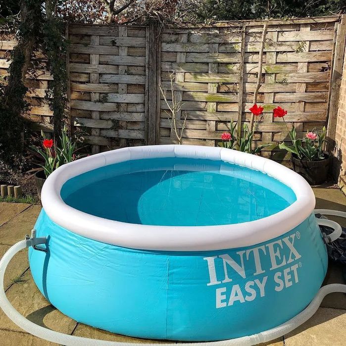 INTEX детский надувной бассейн 183×51 Easy set basseyn bolalar baseyni