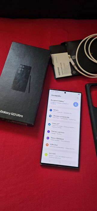 Samsung Galaxy S23 Ultra 256GB 8GB RAM Black ПЪЛЕН КОМПЛЕКТ!